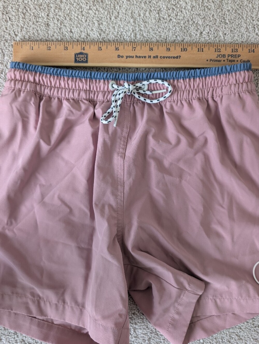 Chubbies Men's M Rosie Posies Swim Trunks 5.5" Inseam Dusty Pink Stretch Lined - Picture 11 of 12